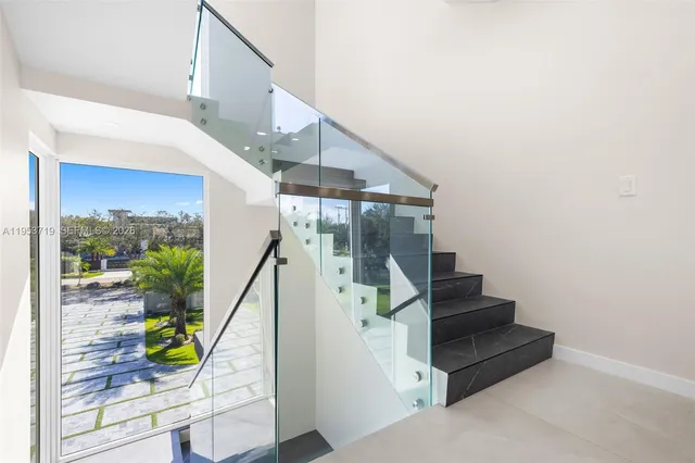 a view of entryway and hall