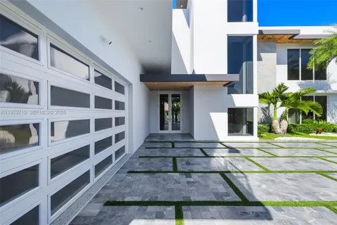 a front view of a building