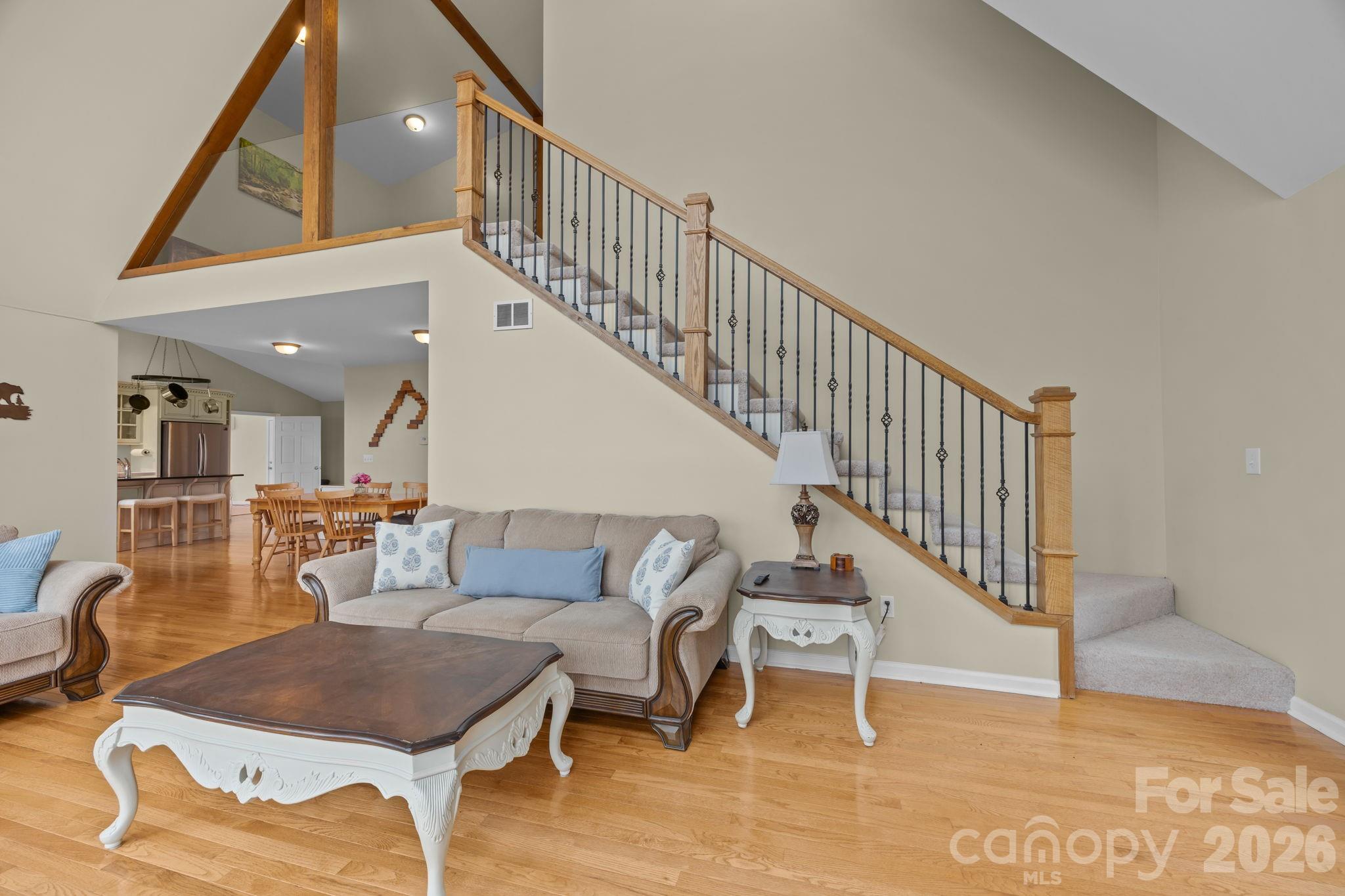 995 Towery Trace Road Ellenboro, NC 28040 - Photo 14 of 40 a living room with furniture and wooden floor