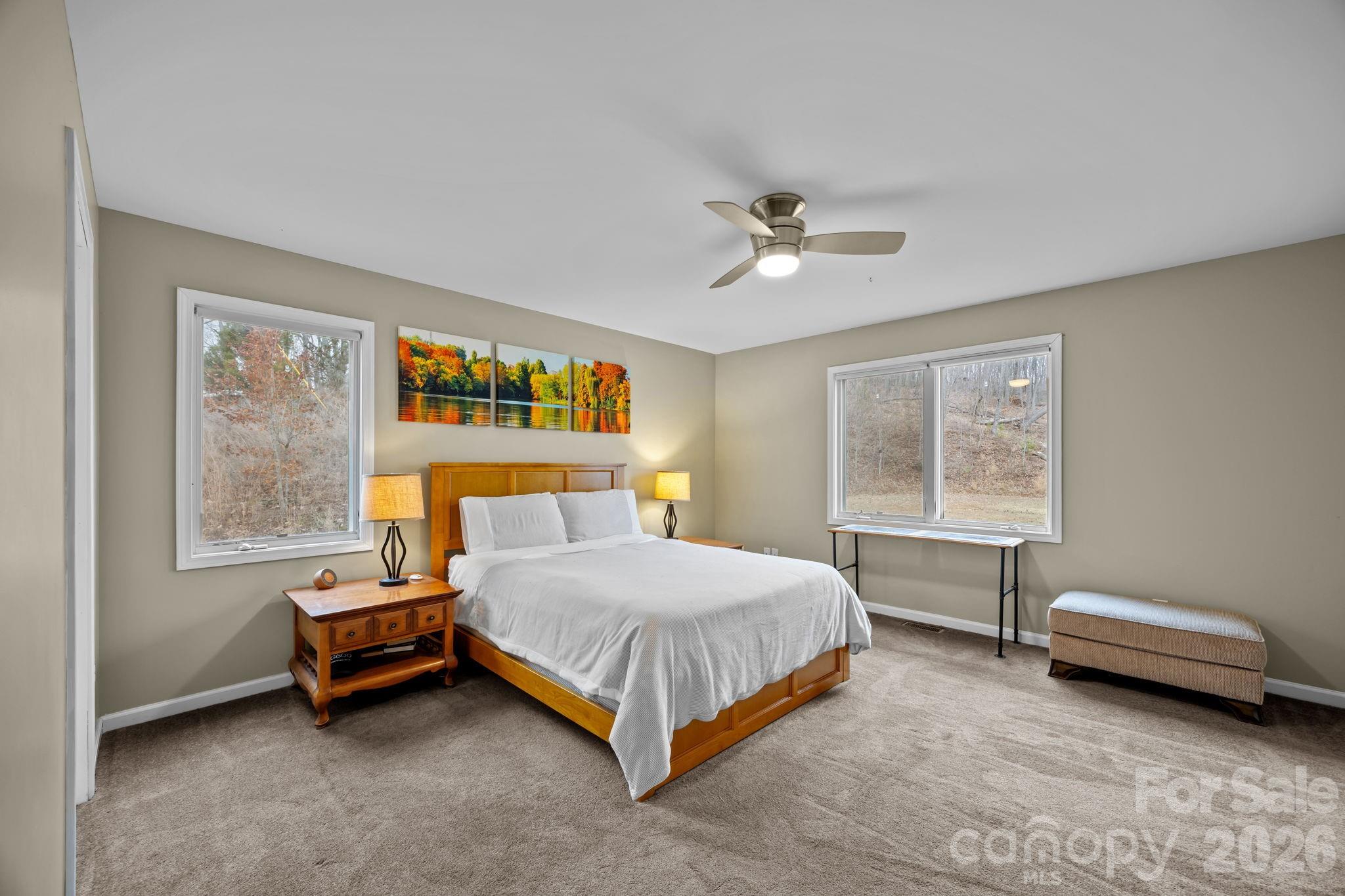 995 Towery Trace Road Ellenboro, NC 28040 - Photo 24 of 40 a bedroom with a bed and a window
