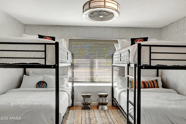 a view of entryway and workspace