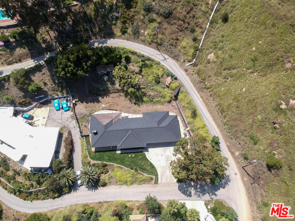 20490 Seaboard Road Malibu, CA 90265 - Photo 40 of 50 an aerial view of residential house with outdoor space