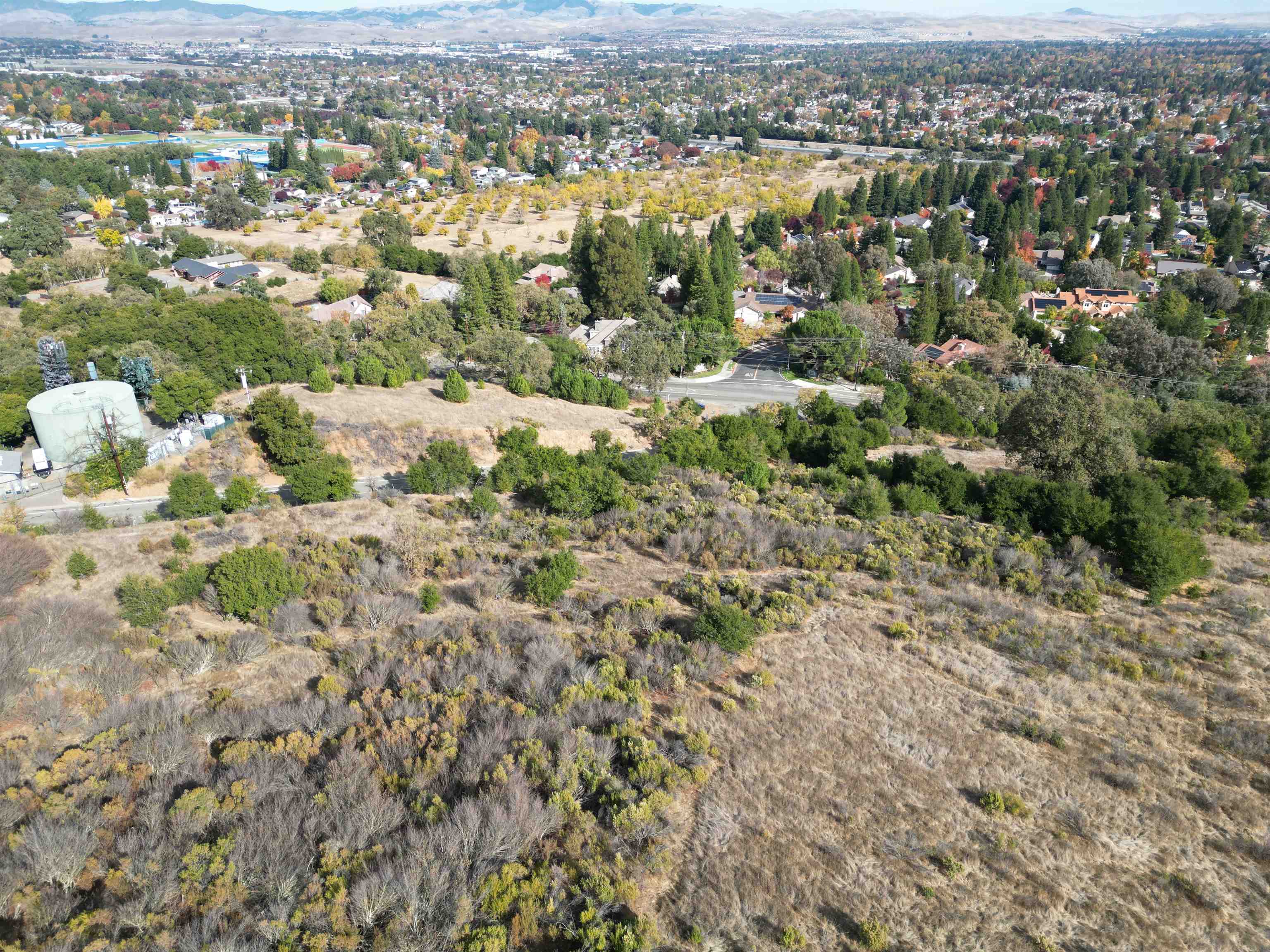 3984 Foothill Road Pleasanton, CA 94588 - Photo 21 of 25 an aerial view of a houses with a lake view