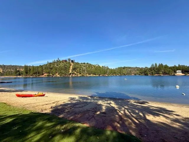 a view of a backyard of a house