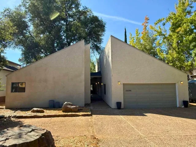 a backyard of a house