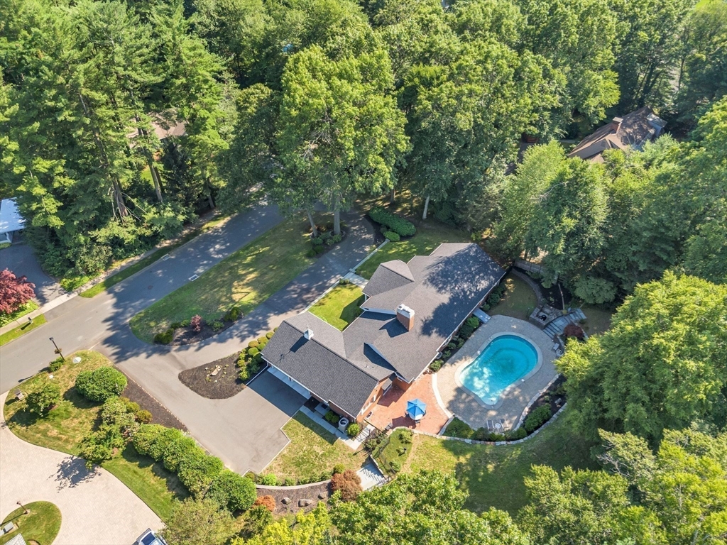 63 Ardsley Road Longmeadow, MA 01106 - Photo 37 of 41 an aerial view of residential house with outdoor space