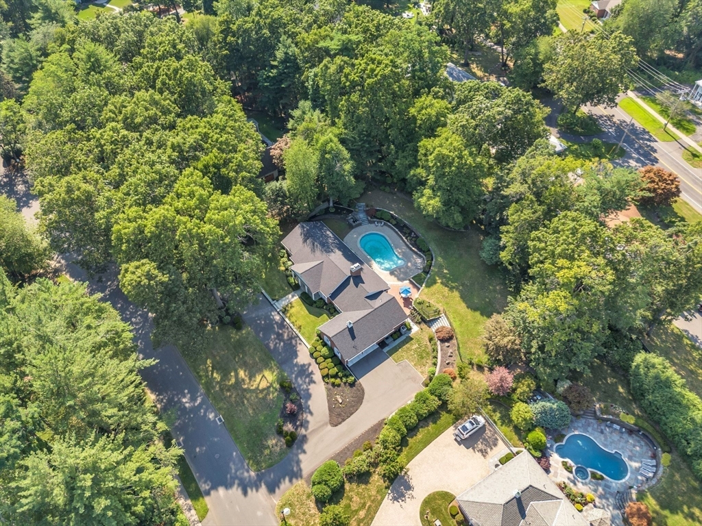 63 Ardsley Road Longmeadow, MA 01106 - Photo 38 of 41 an aerial view of a house with yard swimming pool and outdoor seating