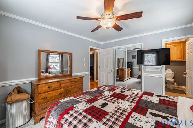 11623 Cox Road Church Road, VA 23833 - Photo 23 of 41 a bedroom with a bed and a flat screen tv