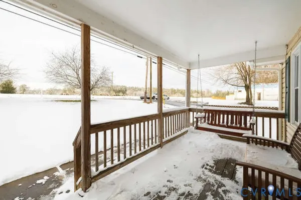 a view of a road with a road in the background