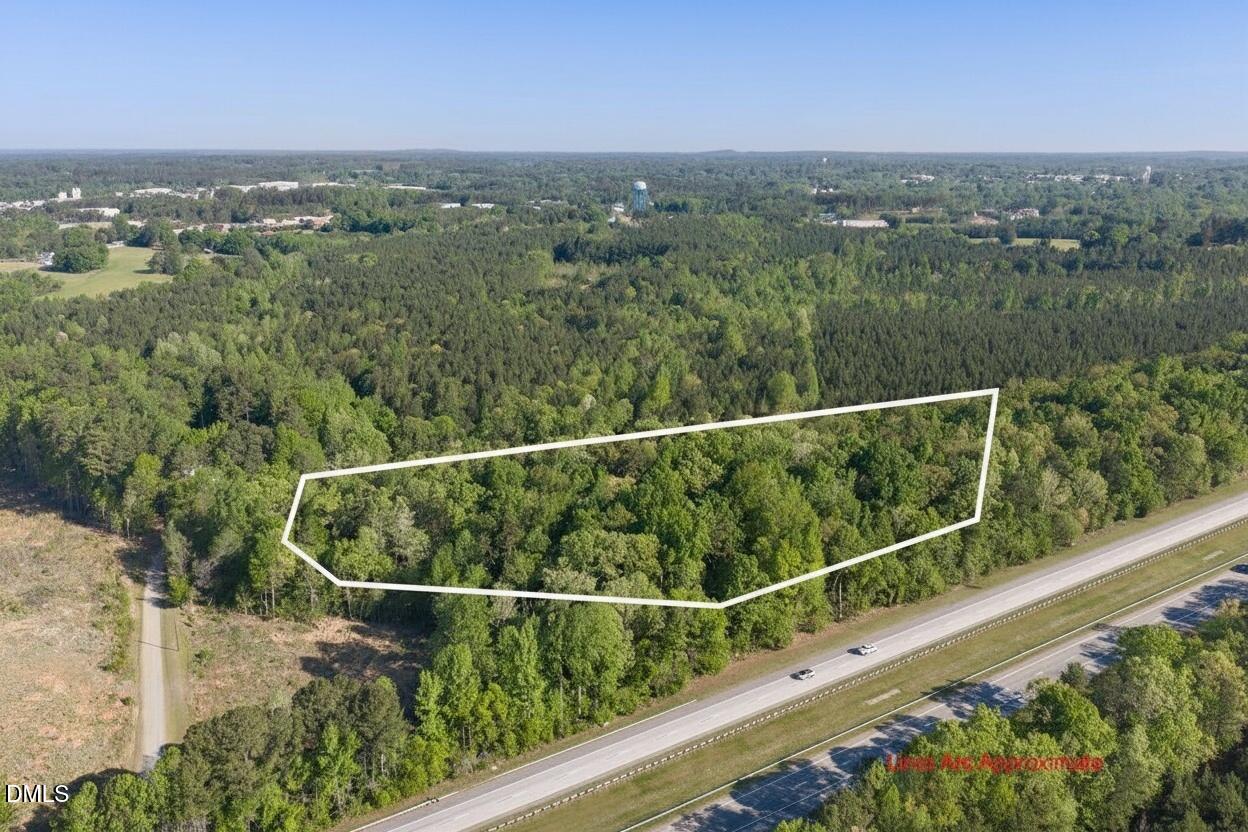 5096 Forest Srv Road Oxford, NC 27565 - Photo 5 of 7 Aerial View with White Boundary