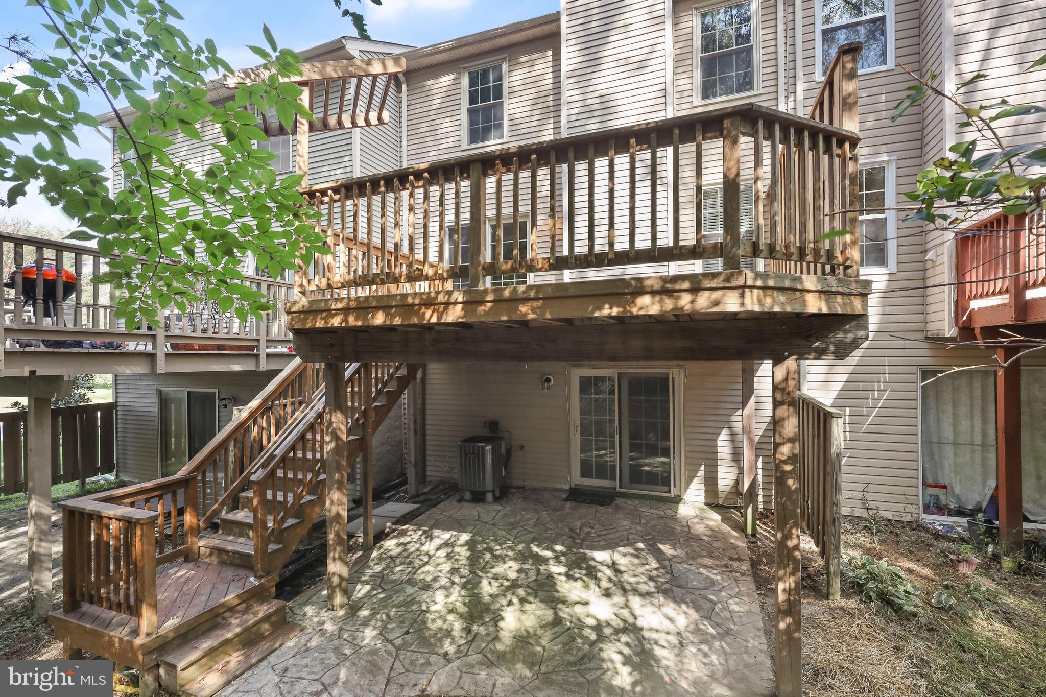 8722 Ruppert Court Ellicott City, MD 21043 - Photo 27 of 36 Large Deck With Steps