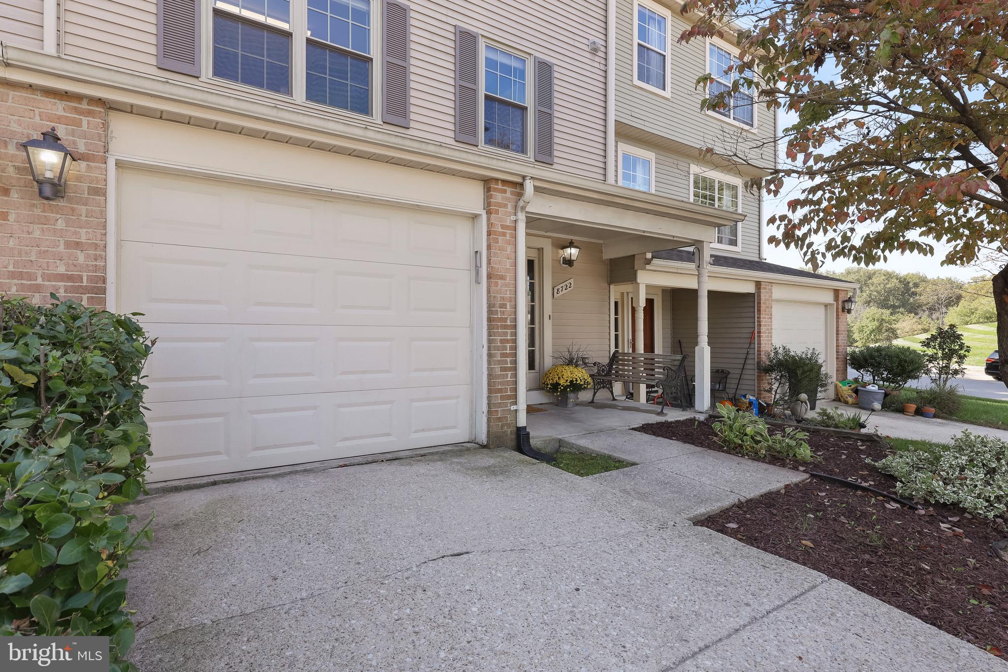 8722 Ruppert Court Ellicott City, MD 21043 - Photo 3 of 36 Extra Large One car Garage