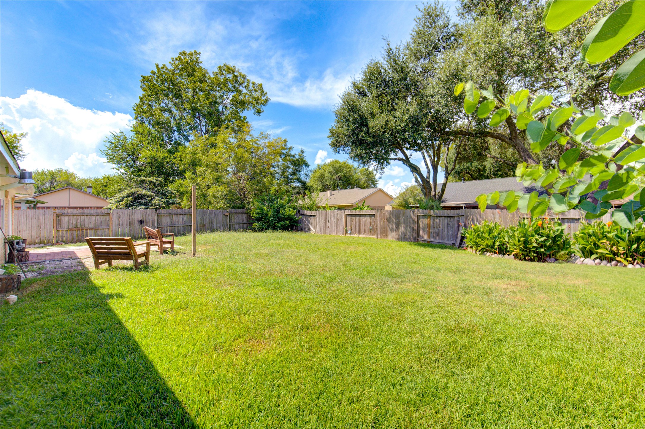 3702 Royal Manor Drive Houston, TX 77082 - Photo 29 of 29 a view of a backyard with swimming pool