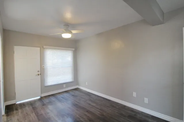 a view of building with an outdoor space