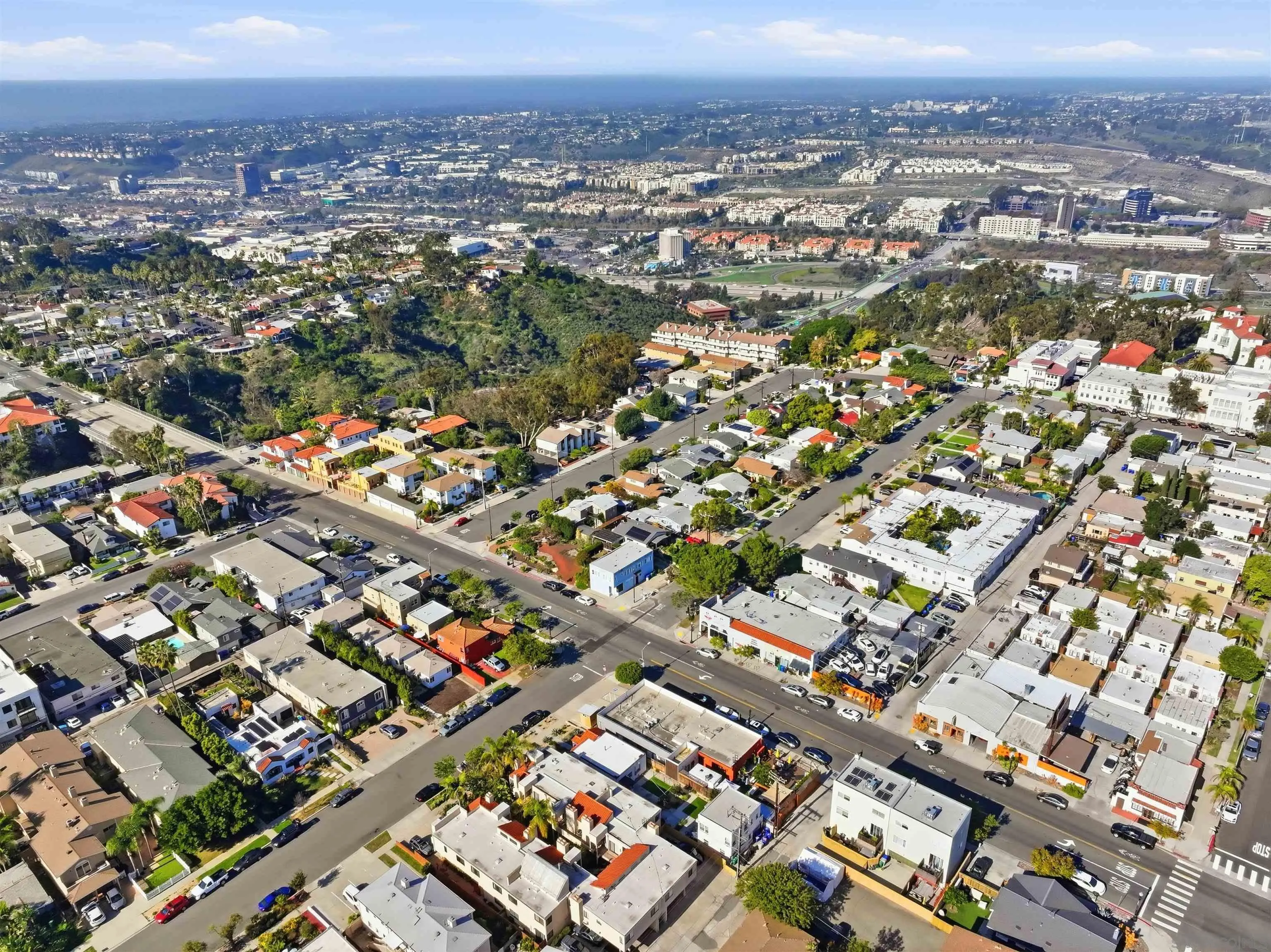 4685 Hamilton Street San Diego, CA 92116 - Photo 36 of 37 an aerial view of a city