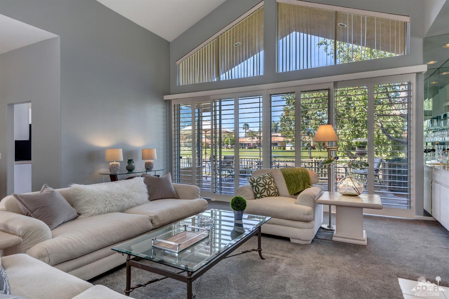 2 Hilton Head Drive Rancho Mirage, CA 92270 - Photo 4 of 40 a living room with furniture and a large window