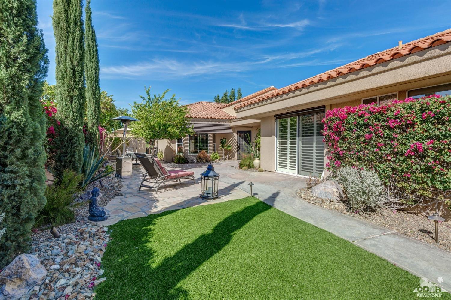2 Hilton Head Drive Rancho Mirage, CA 92270 - Photo 8 of 40 a view of a house with backyard and sitting area
