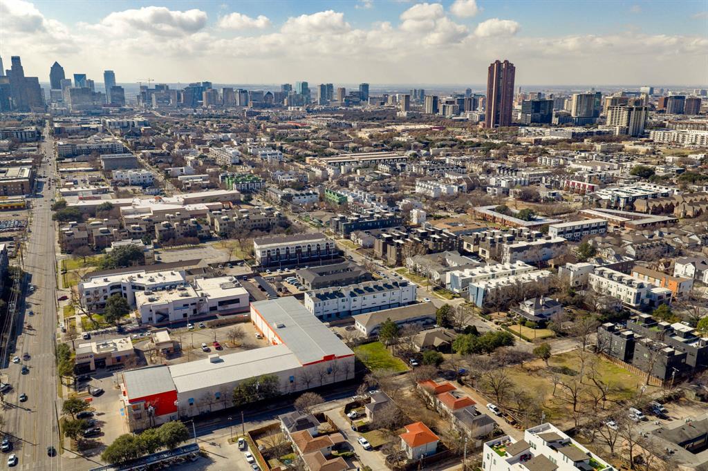 1725 North Prairie Avenue Dallas, TX 75204 - Photo 3 of 7 an aerial view of a city