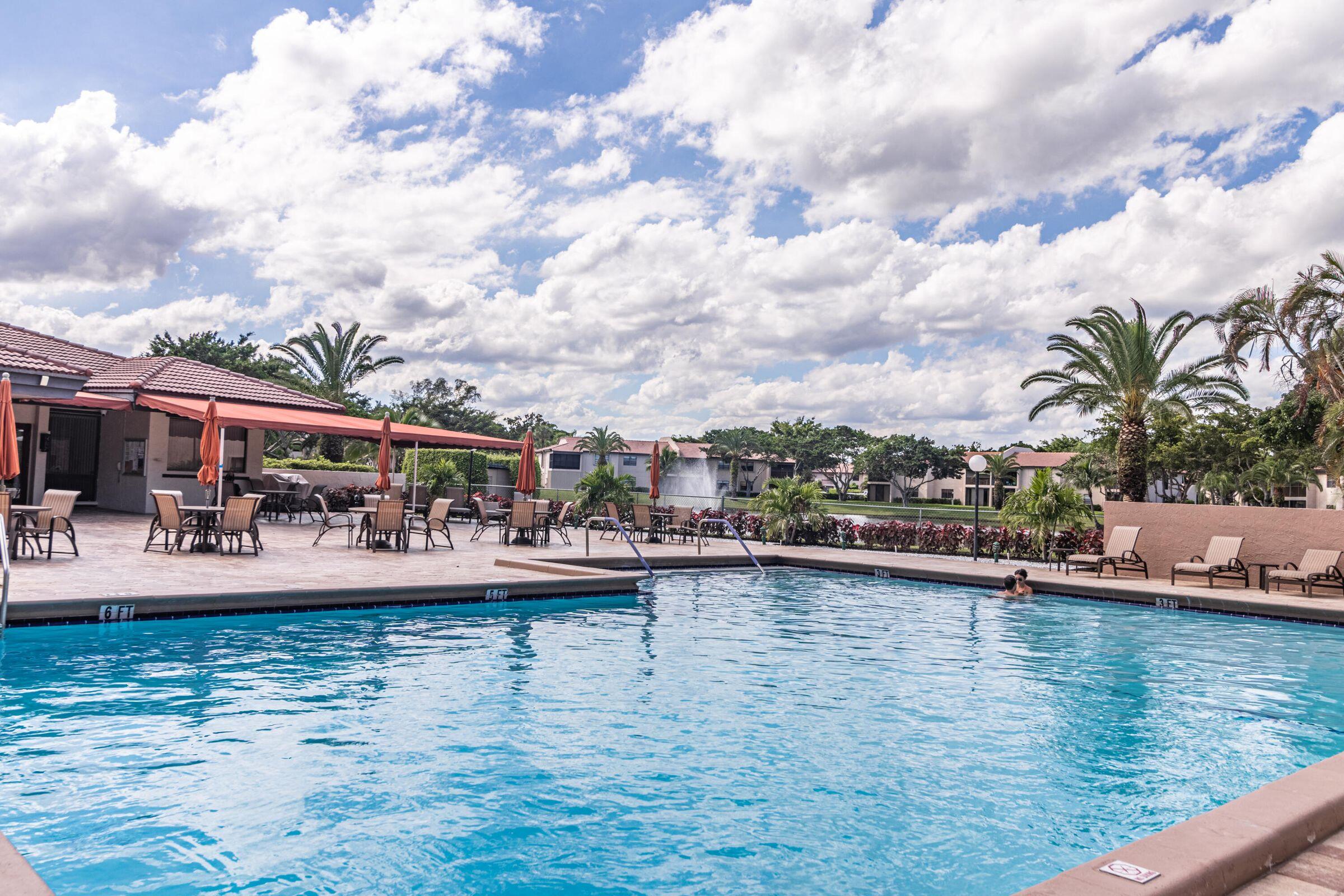 9277 Vista Del Lago, Unit E Boca Raton, FL 33428 - Photo 35 of 40 Pines Pool
