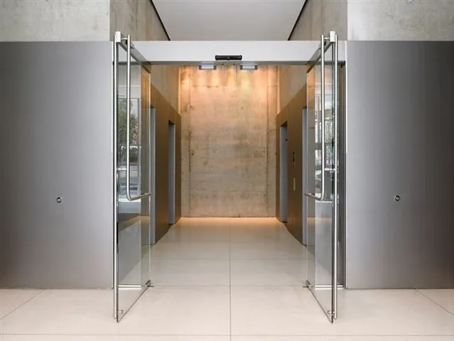 a view of entryway with a glass door