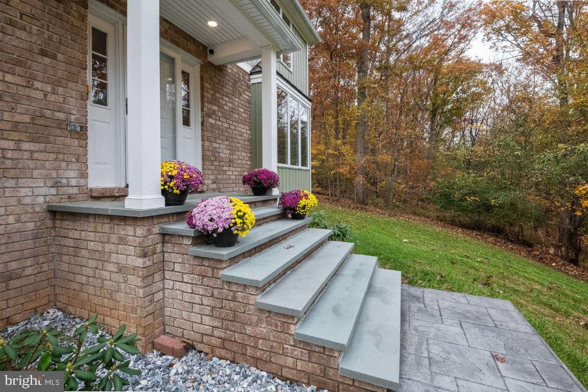 Bluestone Front Stairs and Landing
