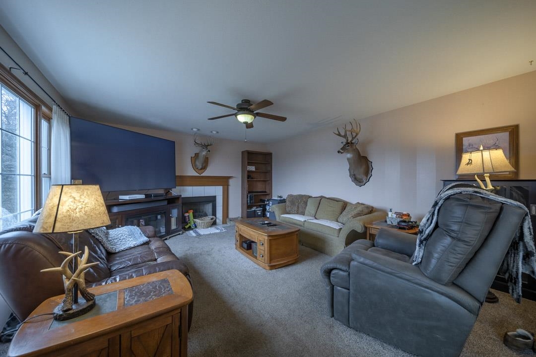 1982 Southgate Drive Lake Summerset, IL 61019 - Photo 17 of 33 a living room with furniture and a fireplace