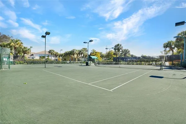 a view of a tennis court