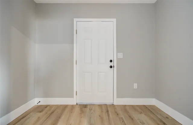 wooden floor in a room