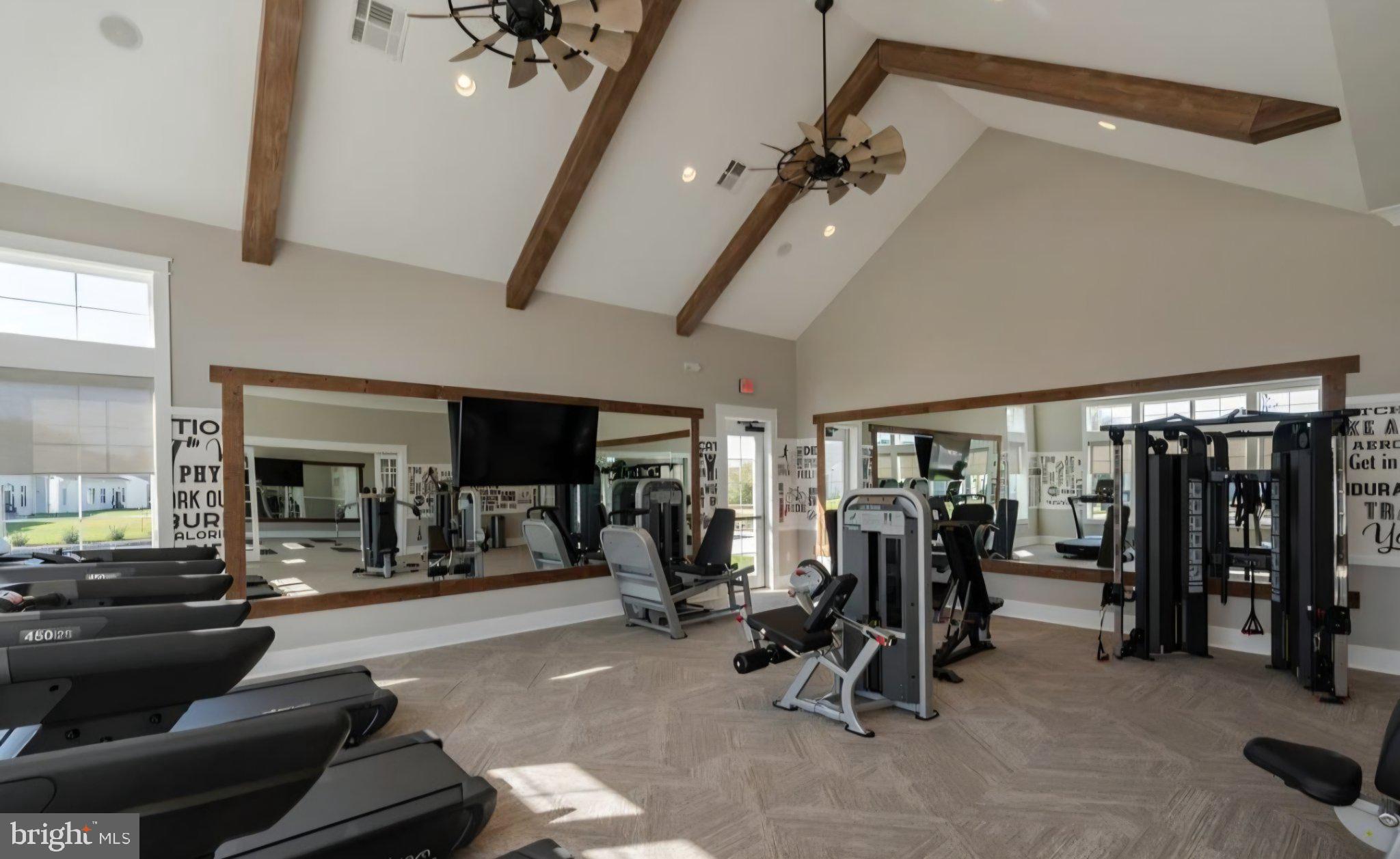 40 Emerald Road Wrightstown, NJ 08562 - Photo 33 of 39 Modern fitness space with natural light.
