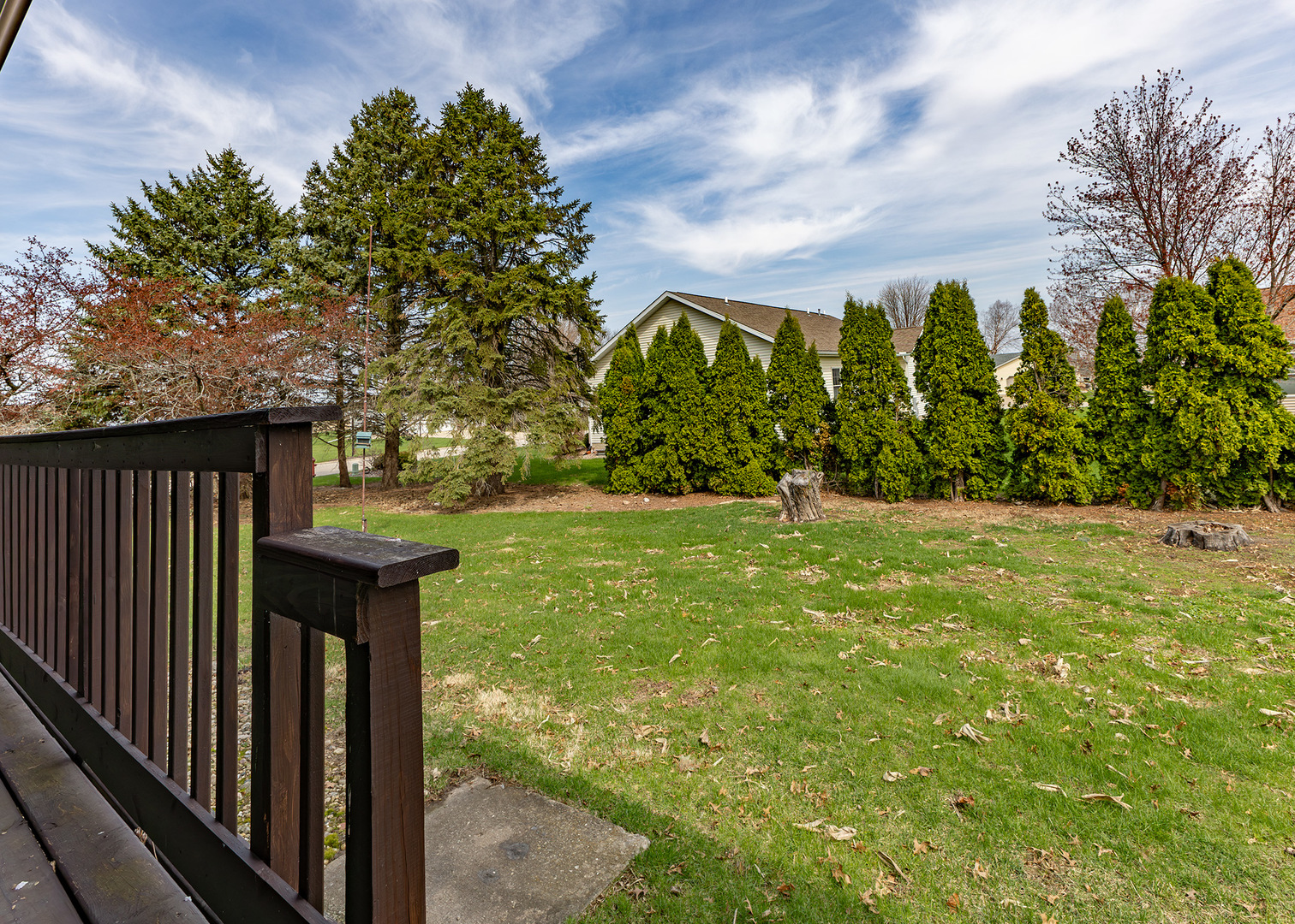 420 Margaret Street Atkinson, IL 61235 - Photo 4 of 26 a view of a pathway of a garden with plants and trees