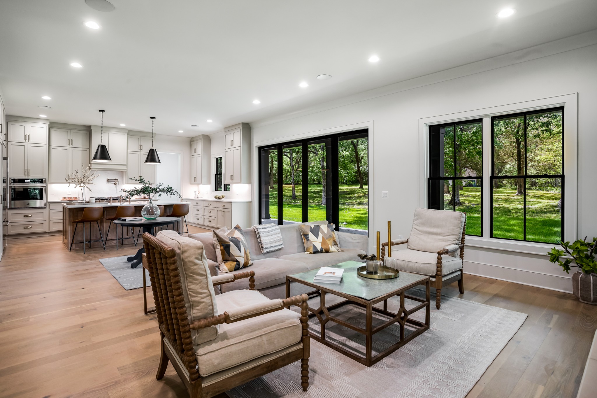 709 Brook Hollow Road Nashville, TN 37205 - Photo 17 of 55 a living room with furniture and a large window