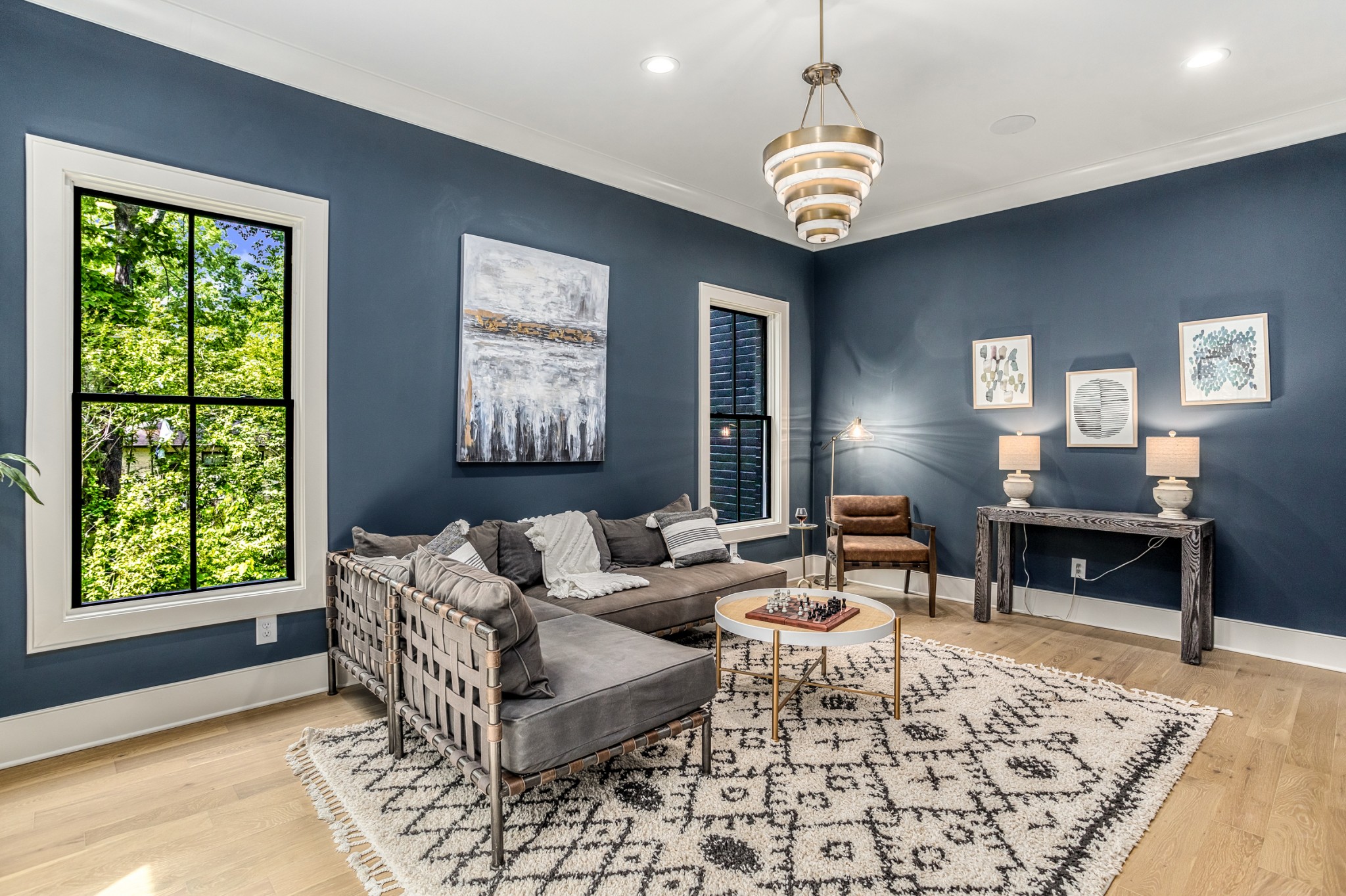 709 Brook Hollow Road Nashville, TN 37205 - Photo 20 of 55 a living room with furniture and a large window