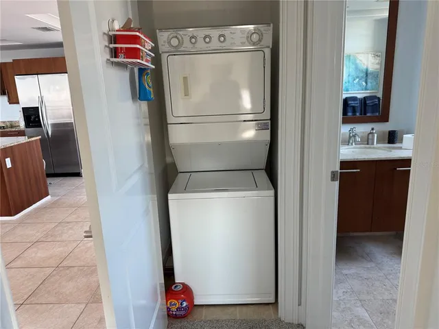 a outdoor space with furniture