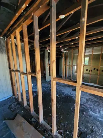 a view of hallway with window