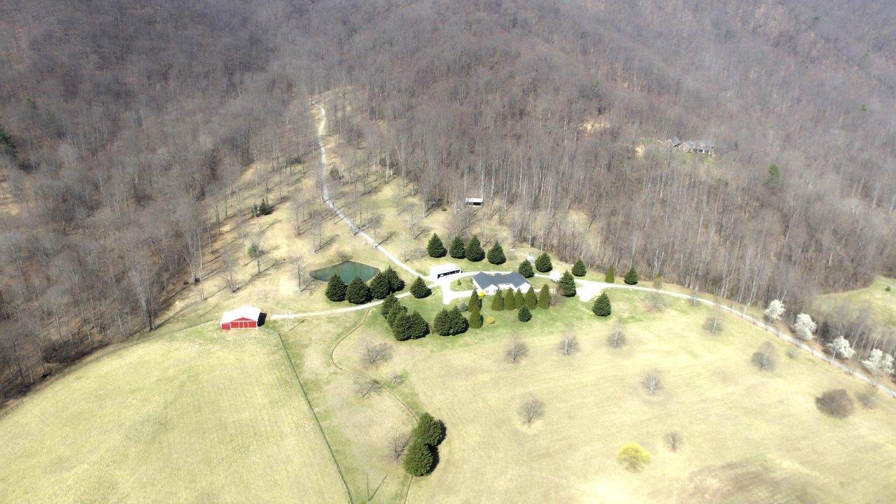 12929 Callaway Road Callaway, VA 24067 - Photo 34 of 59 a view of back yard of the house