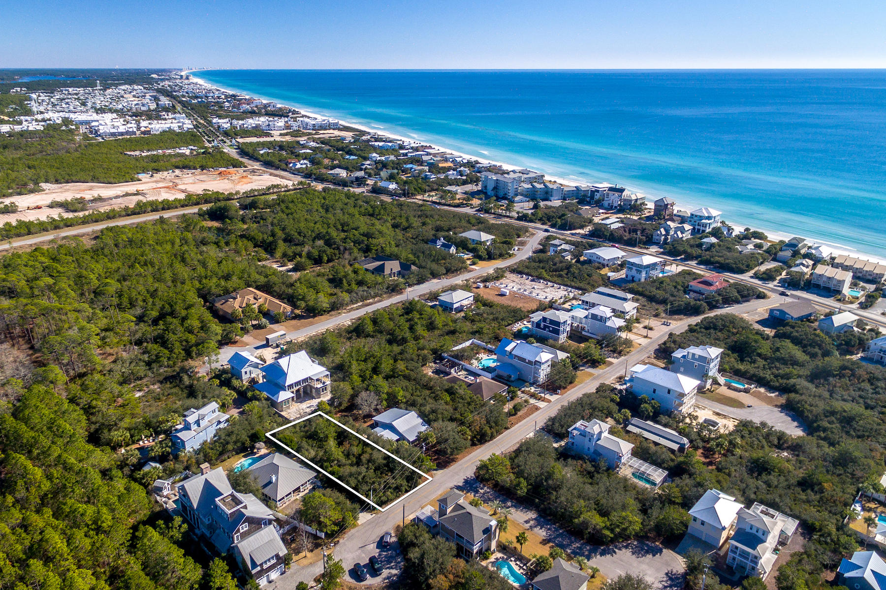 Lot 16 A St Inlet Beach Inlet Beach, FL 32461 - Photo 3 of 16 an aerial view of a city