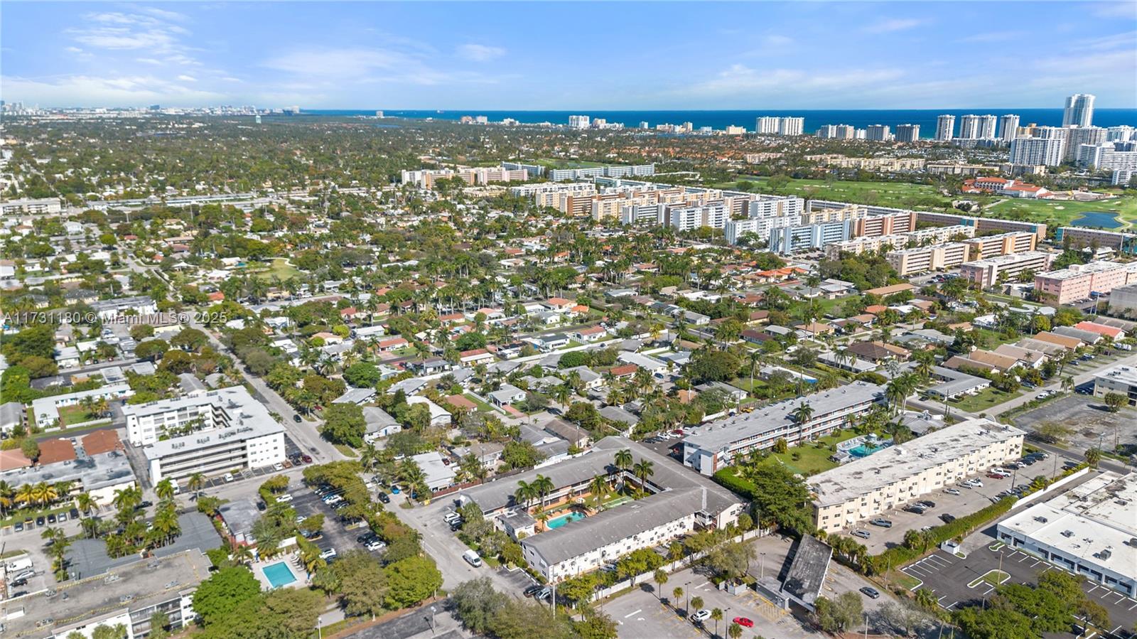 160 Northeast 8th Avenue, Unit 9B Hallandale Beach, FL 33009 - Photo 25 of 25 a view of city and ocean