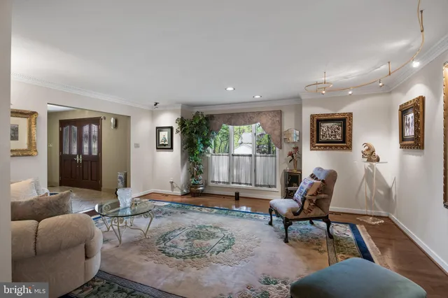 a view of a dining room and livingroom view