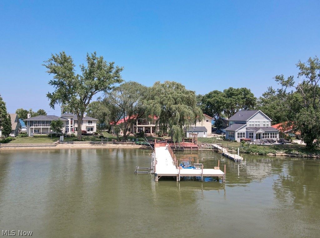 1431 Cedar Point Road Sandusky, OH 44870 - Photo 43 of 50 Dock featuring a water view