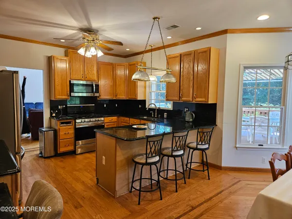 a living room with furniture flowerpot and window
