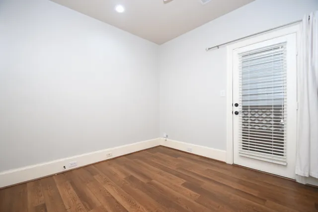 wooden floor in an empty room