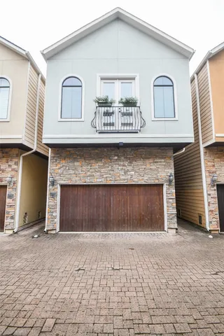a view of front door of house