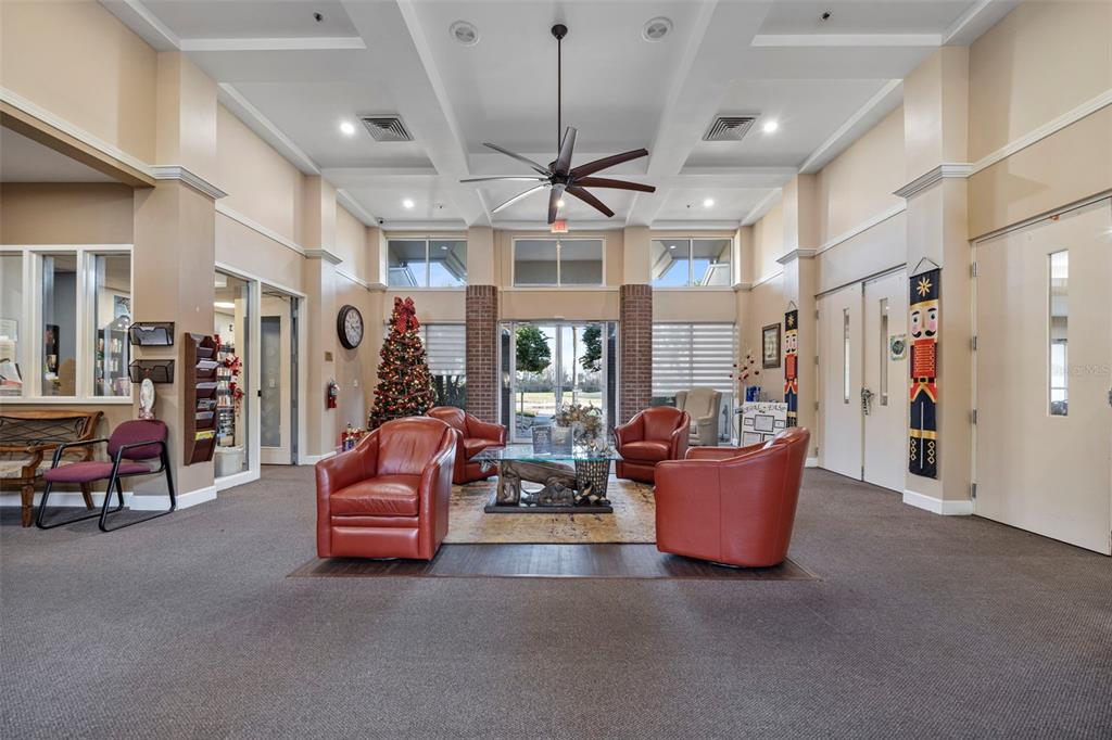 20907 Tangor Road Land O Lakes, FL 34637 - Photo 39 of 49 a living room with furniture and a chandelier