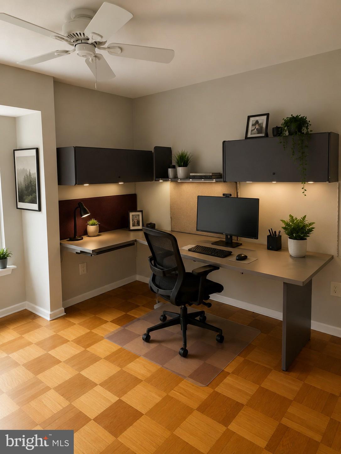 1709 Ivy Oak Square, Unit 18 Reston, VA 20190 - Photo 17 of 22 Bedroom 3 - currently used as an office