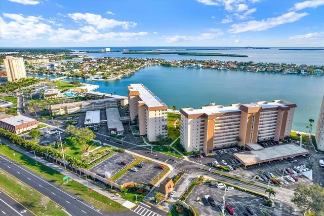 a view of city with tall buildings