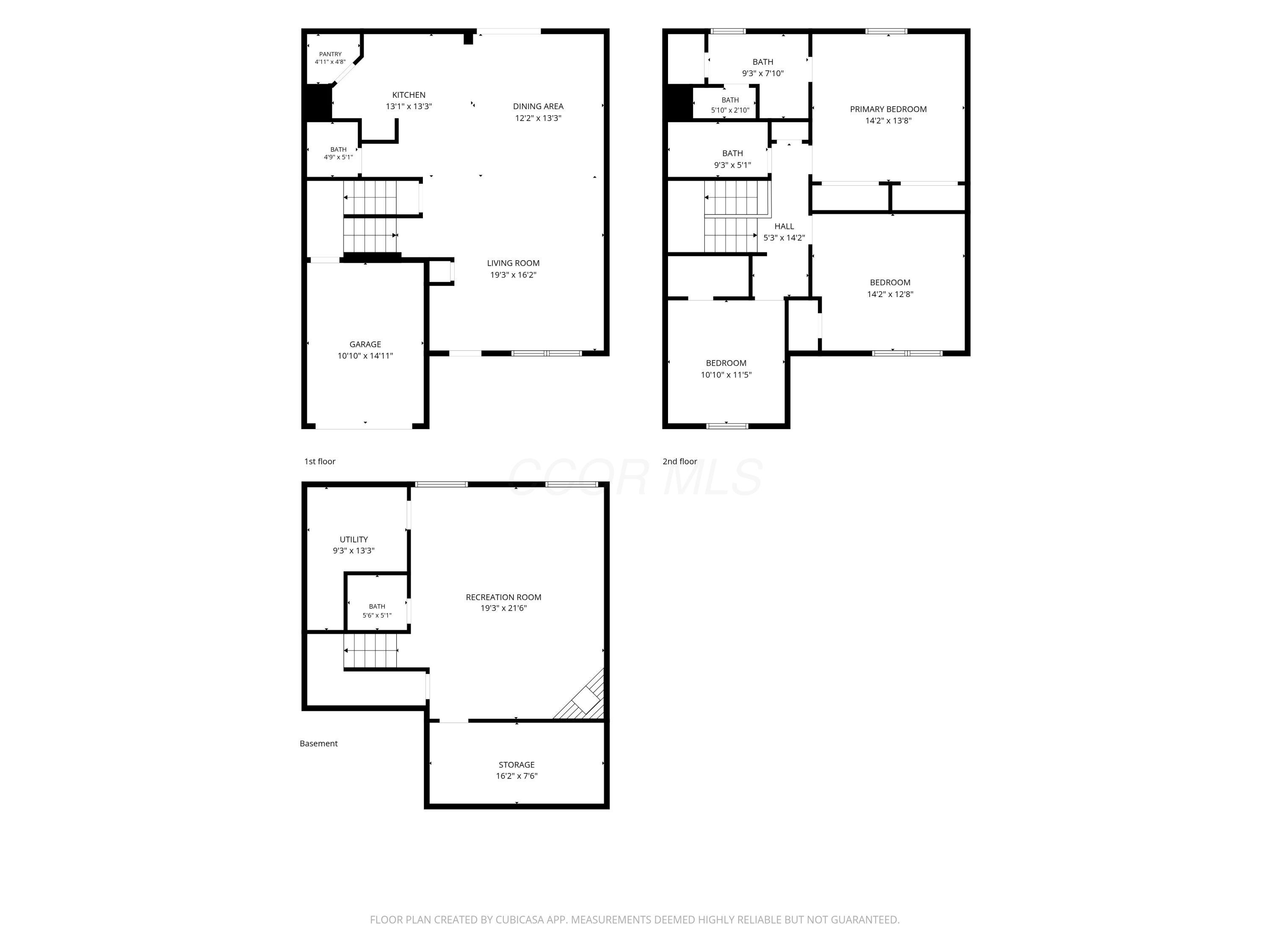 8034 Ravine Run Lane Columbus, OH 43235 - Photo 56 of 57 Approximate dimensions by CubiCasa