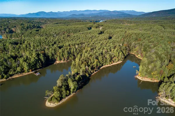 a view of lake and mountain