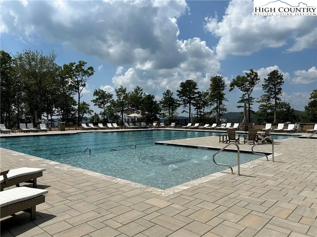 a swimming pool with outdoor space