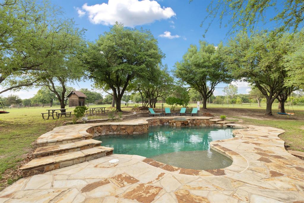 708 Sam Davis Road Argyle, TX 76226 - Photo 24 of 36 a view of swimming pool with yard