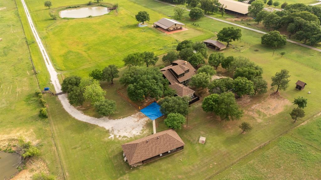 708 Sam Davis Road Argyle, TX 76226 - Photo 33 of 36 an aerial view of a residential houses with swimming pool